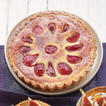 Rotwein-Birnen-Tarte