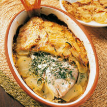 Goldbrasse mit Kartoffeln Goldbrasse mit Kartoffeln