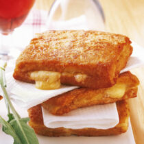 Gebackener Mozzarella