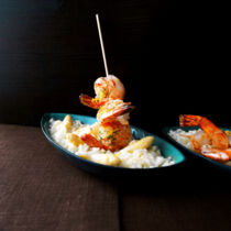 Champagnerrisotto mit Garnelen Champagnerrisotto mit Garnelen