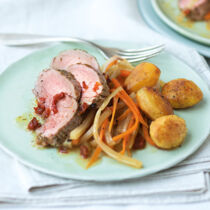 Schweinefilet-Gemüsepäckchen