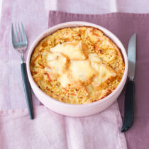 Hirseauflauf mit Möhren