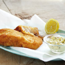 Backfisch mit Remouladensauce