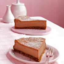 Schoko-Käsekuchen mit Oliven Schoko-Käsekuchen mit Oliven