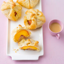 Pfirsich im Schlafrock