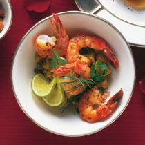 Garnelen auf Orientalischer Apfelsauce Garnelen auf Orientalischer Apfelsauce