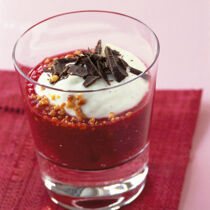 Apfel-Pflaumenmus-Dessert Apfel-Pflaumenmus-Dessert