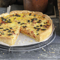 Kürbis-Tomaten-Quiche Kürbis-Tomaten-Quiche