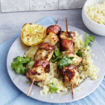 Orientalische Hähnchenspieße