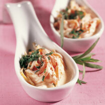 Möhren in Estragonsahne