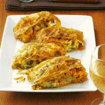 Kohlrabi-Möhren-Strudel Kohlrabi-Möhren-Strudel