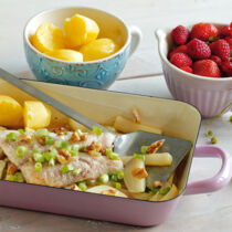 Rotbarsch mit Mairübchen Rotbarsch mit Mairübchen