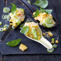 Pastinakenpüree mit Mais Pastinakenpüree mit Mais