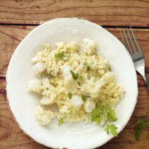 Blumenkohl-Risotto mit Gorgonzola