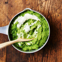 Erbsenpüree mit Minze Erbsenpüree mit Minze