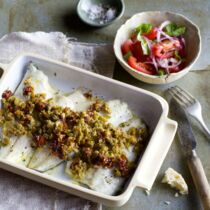 Doradenfilets mit Tomatensalat