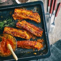 Senfrippchen auf badische Art Senfrippchen auf badische Art