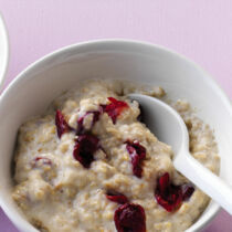 Porridge mit Cranberries