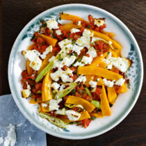 Kürbisgratin mit Tomaten Kürbisgratin mit Tomaten