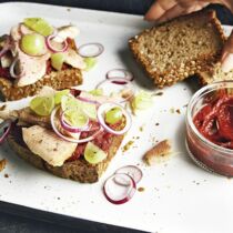 Räucherforelle trifft Traube Räucherforelle trifft Traube