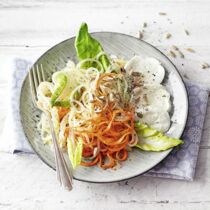 Kohlrabi-Möhren-Nudel-Salat