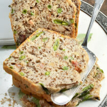 Grüne-Bohnen-Cake mit Walnüssen