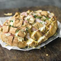 Schinken-Käse-Partybrot Schinken-Käse-Partybrot