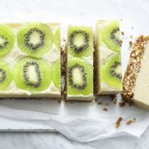 Geballte Fruchtpower raw Kiwi-Cake Geballte Fruchtpower raw Kiwi-Cake
