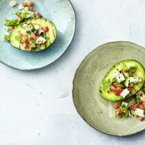 Grillavocado mit Feta
