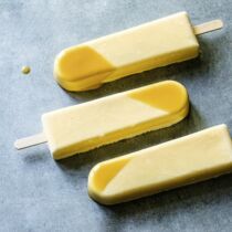 Karamell-Eis mit Meersalz