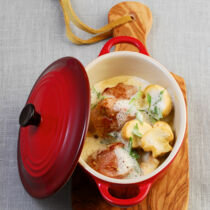 Kalbsragout mit Estragon-Senf-Sahne