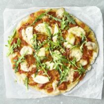 Pizza mit Rucola Pizza mit Rucola