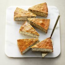 Orangen-Mohn-Kuchen mit Erythrit Orangen-Mohn-Kuchen mit Erythrit