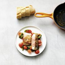 Kabeljau mit Kirschtomaten Kabeljau mit Kirschtomaten