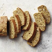 Bananenbrot mit Haferflocken