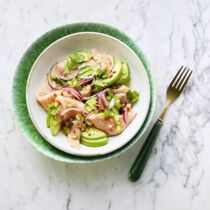 Lachs-Ceviche mit Avocado