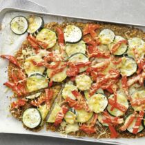 Grünkernpizza mit Bergkäse Grünkernpizza mit Bergkäse