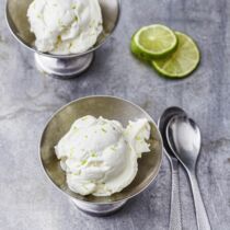 Frozen Joghurt mit Limette und Honig