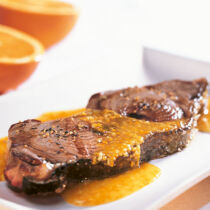 Fisch mit Orangen-Zitronen-Sauce