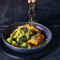 Röst-Brokkoli mit
Nori-Topping Röst-Brokkoli mit
Nori-Topping