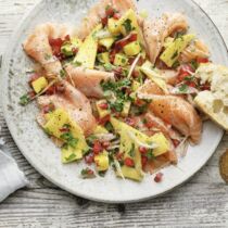 Lachs-Mango-Ceviche