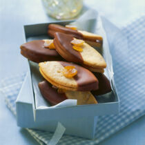 Orangen-Nougat-Plätzchen Orangen-Nougat-Plätzchen