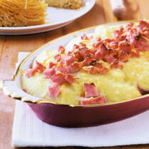 Kasseler-Rotkohl-Auflauf