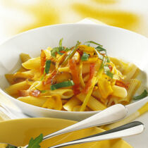 Pasta mit Safranpilzen