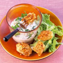 Hähnchen-Nuggets mit Joghurtsauce