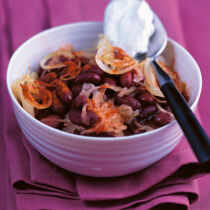 Scharfe Kidneybohnen mit Sauerkraut Scharfe Kidneybohnen mit Sauerkraut