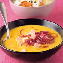 Gelbe Paprikasuppe Gelbe Paprikasuppe