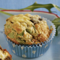 Ziegenkäse-Rucola-Muffins Ziegenkäse-Rucola-Muffins