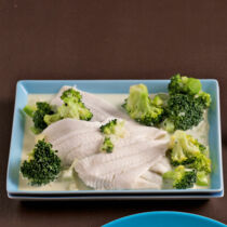 Scholle mit Brokkoli