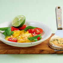 Mangosalat mit Ziegenkäse-Crostini